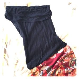 ✨4/$30✨ One-Shoulder Sexy, Soft & Sheer Black Top.